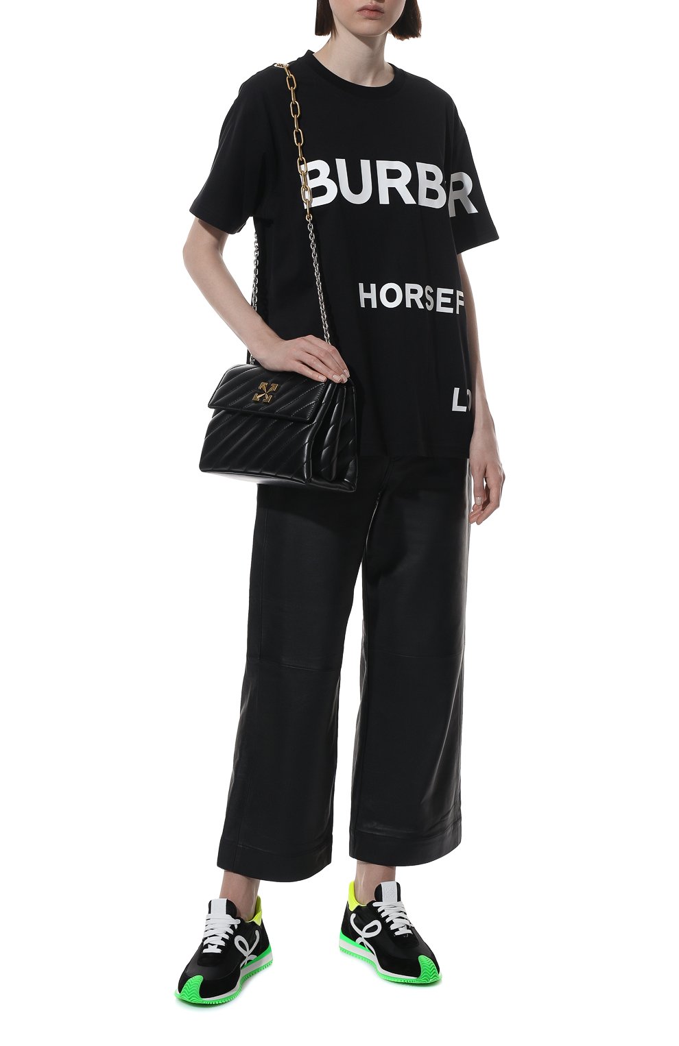 Комбинированные кроссовки flow runner LOEWE, арт. L815282X63, фото 2