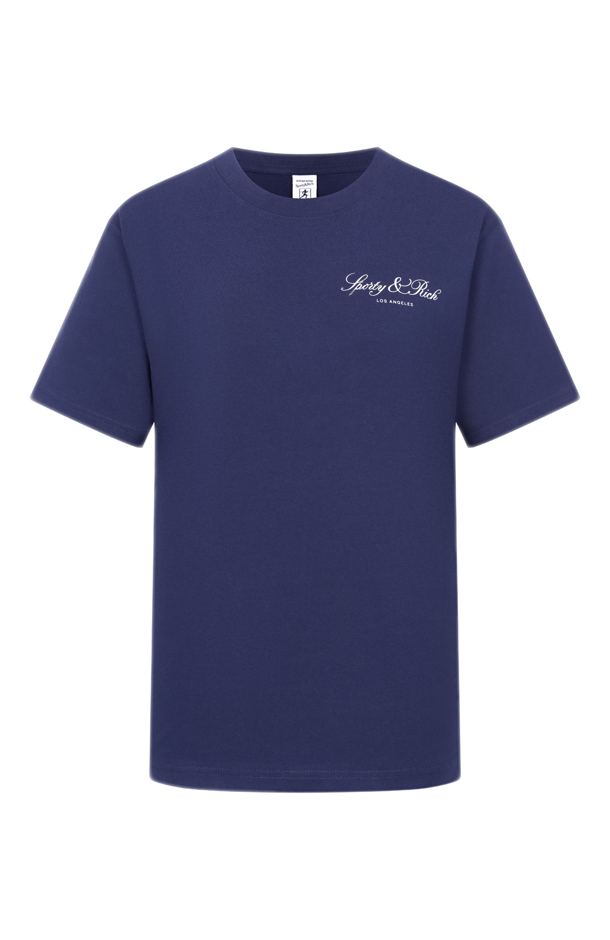 Хлопковая футболка SPORTY AND RICH, арт. T011976269BL106, фото 1