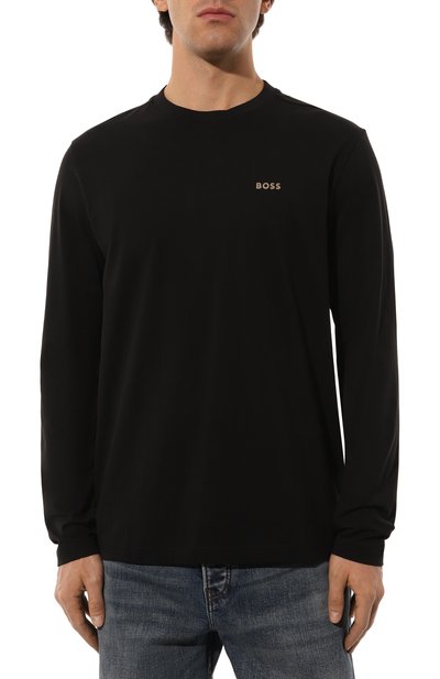 Хлопковый лонгслив BOSS GREEN, арт. 50506365, фото 3