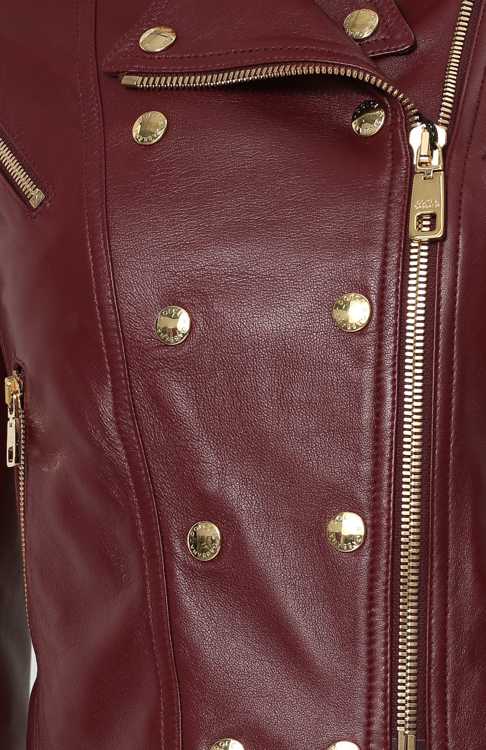 Укороченная кожаная куртка DOLCE & GABBANA, арт. F9D47L/FUL89, фото 5