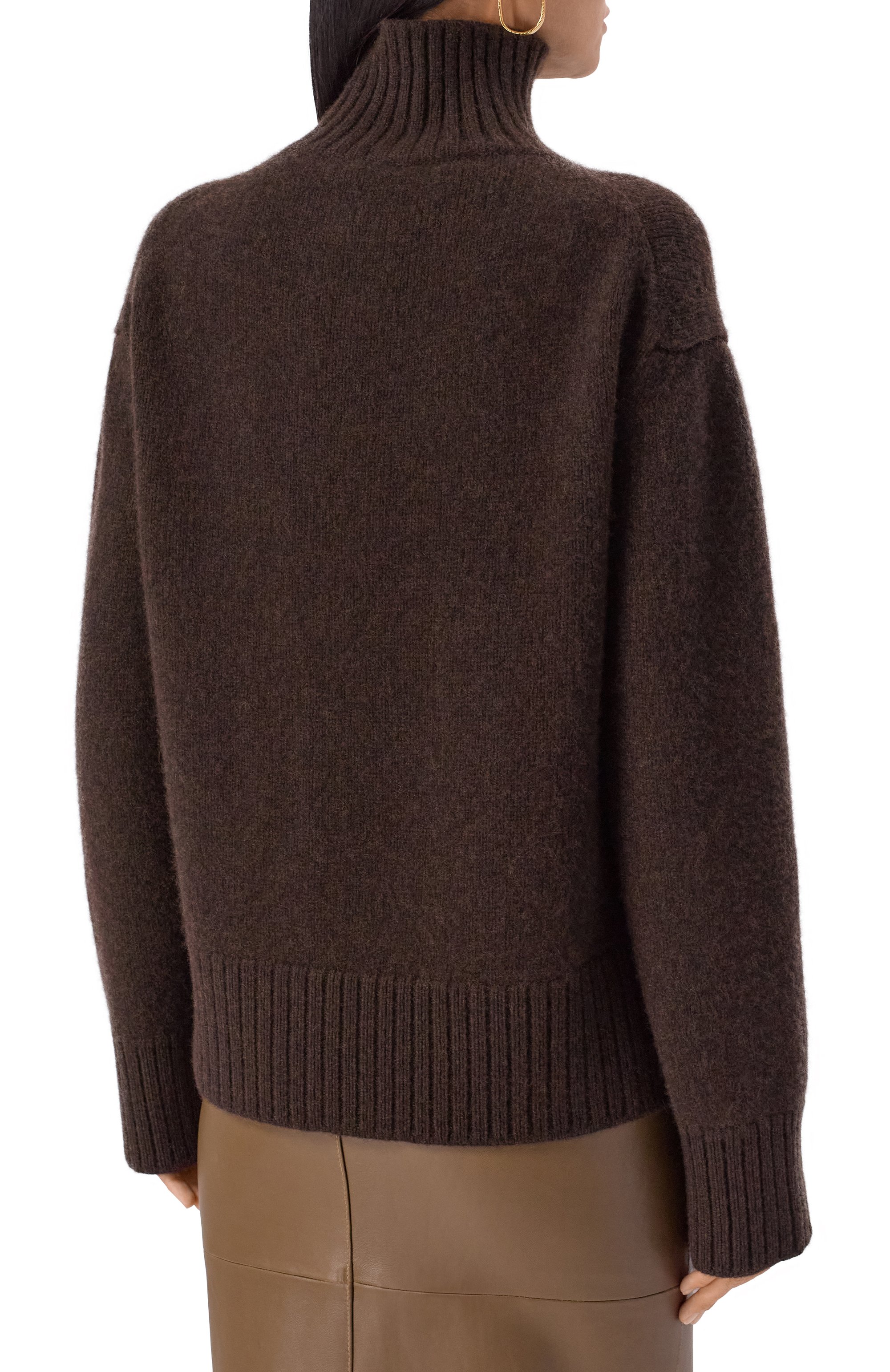 Кашемировый свитер MVST коричневого цвета по цене 155500 руб., арт. MKNSW038/ME24082, фото 4 Кашемировый свитер MVST, арт. MKNSW038/ME24082, фото 4