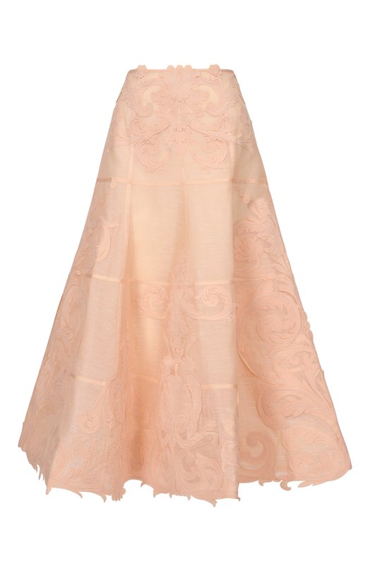 Юбка изо льна и шелка Zimmermann 6353SC261 Бежевый 6353SC261