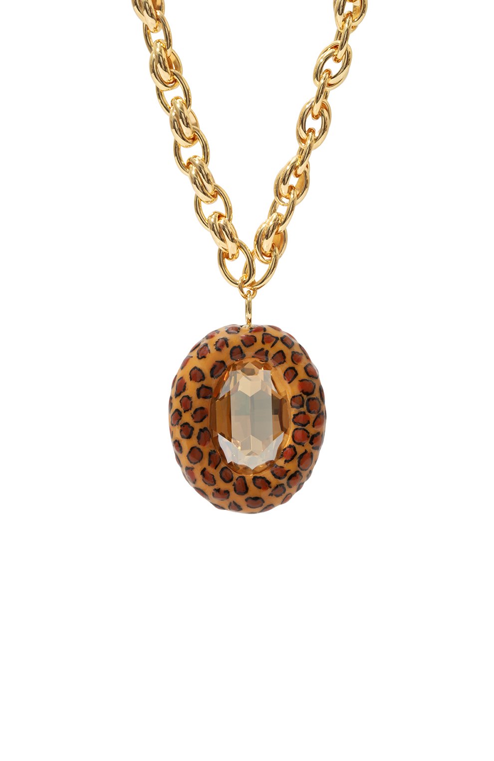 Кулон на цепочке LILI ARCHIVE леопардового цвета по цене 49500 руб., арт. PMLEOLUX1, фото 3 Кулон на цепочке LILI ARCHIVE, арт. PMLEOLUX1, фото 3