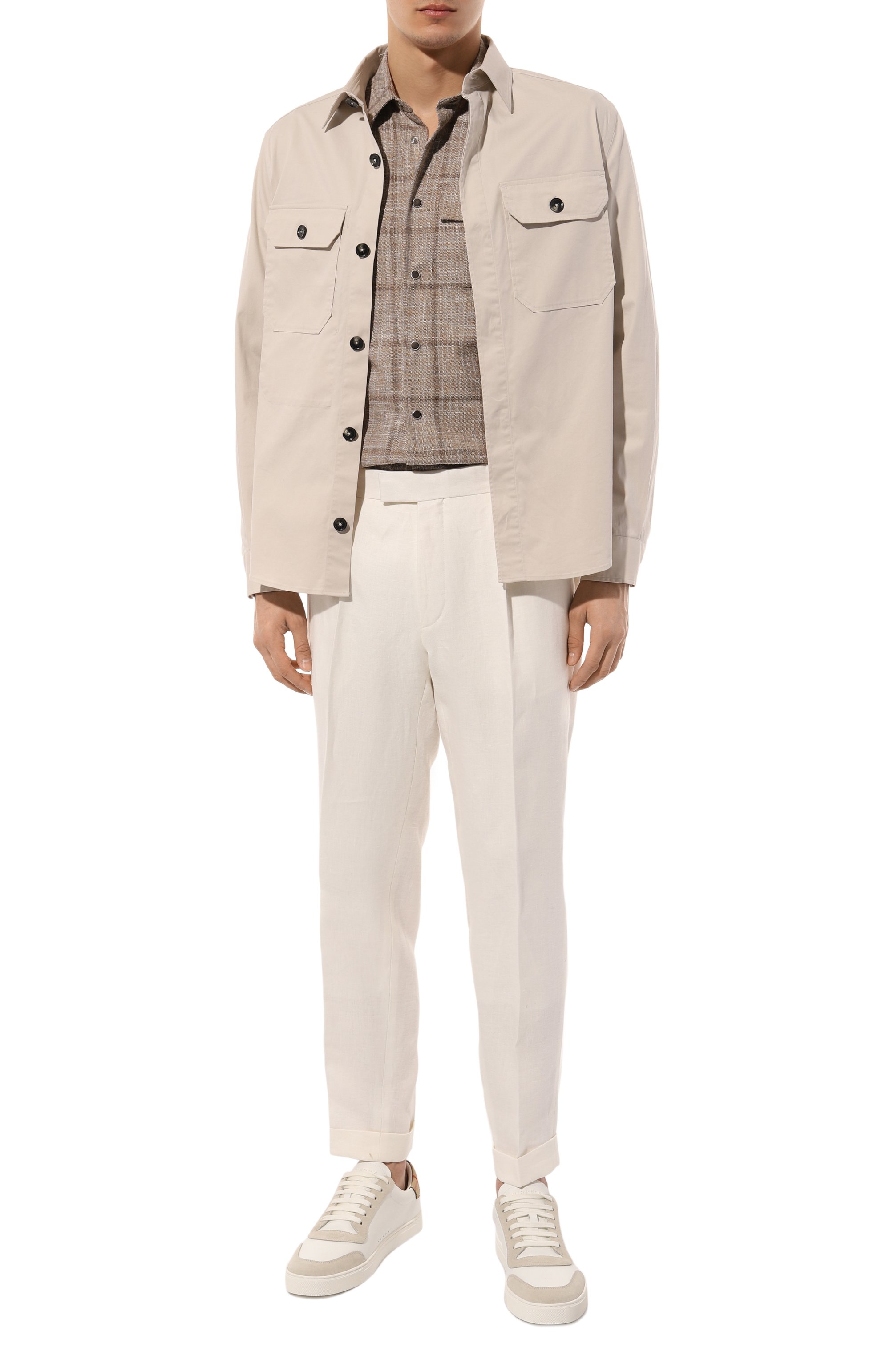 Рубашка из шерсти и шелка KITON, арт. UMCBUBAK0641C, фото 2