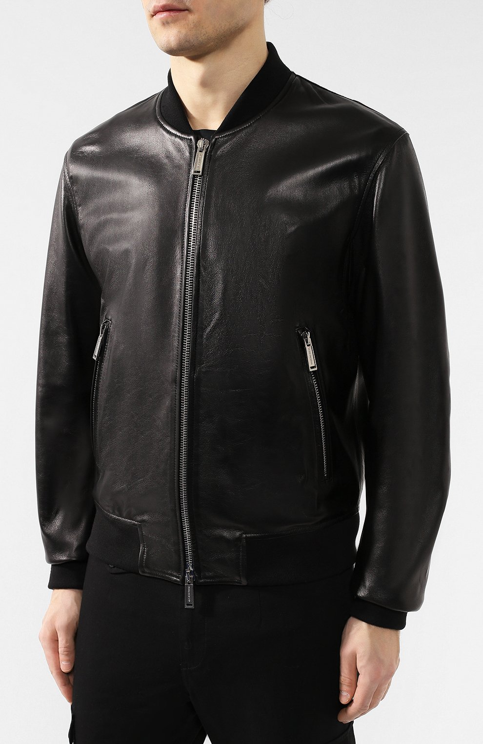 Кожаный бомбер DSQUARED2, арт. S74AM0891/SY1352, фото 3