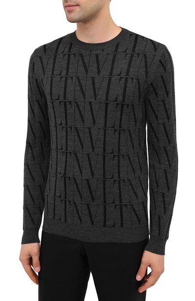 Джемпер из шерсти и вискозы VALENTINO, арт. UV0KC10D6LT, фото 3