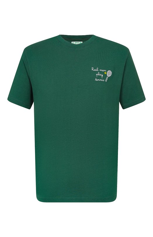 Хлопковая футболка MC2 Saint Barth ARN0001-03184I/ARN0TT Зелёный ARN0001-03184I/ARN0TT