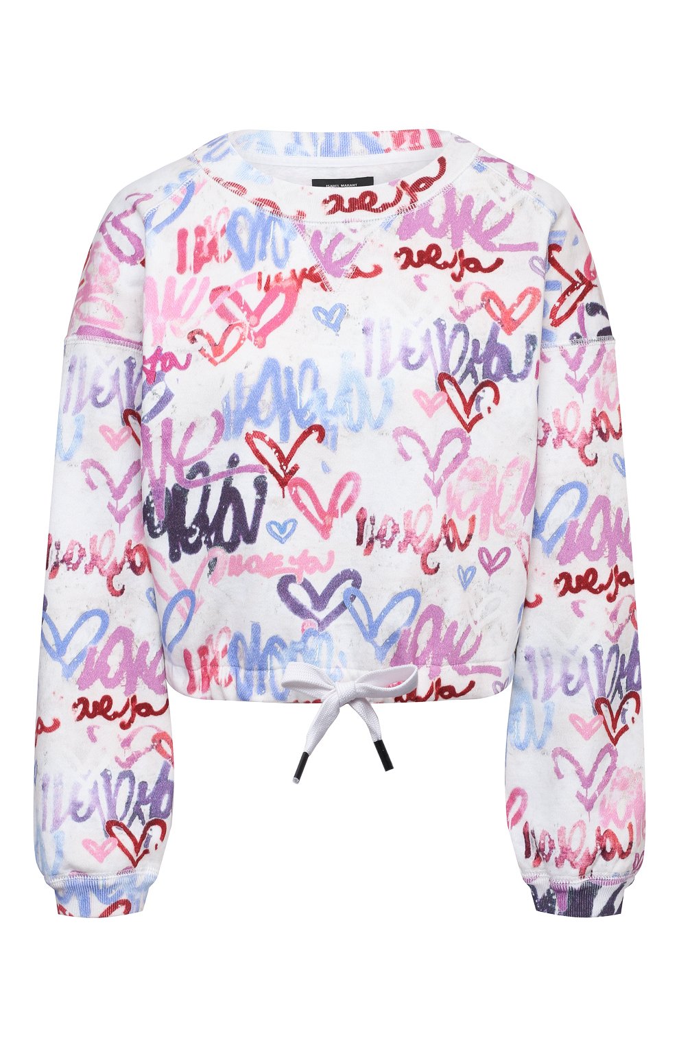 Хлопковый свитшот ISABEL MARANT разноцветного цвета по цене 23950 руб., арт. SW0298-21E037I/MARG0, фото 1 Хлопковый свитшот ISABEL MARANT, арт. SW0298-21E037I/MARG0, фото 1