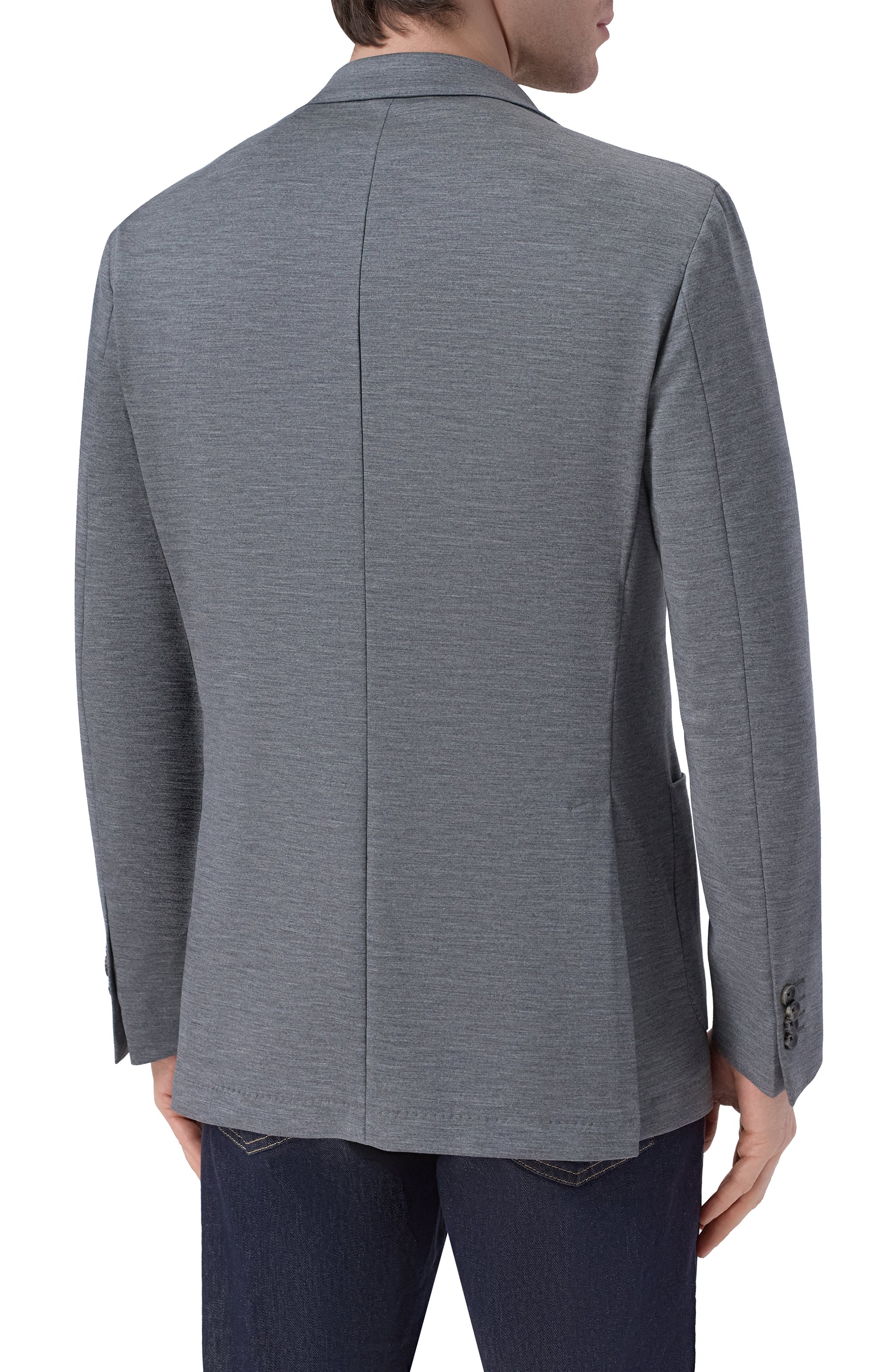 Шерстяной пиджак SARTORIA LATORRE серого цвета по цене 106000 руб., арт. JD74/JJ976, фото 4 Шерстяной пиджак SARTORIA LATORRE, арт. JD74/JJ976, фото 4