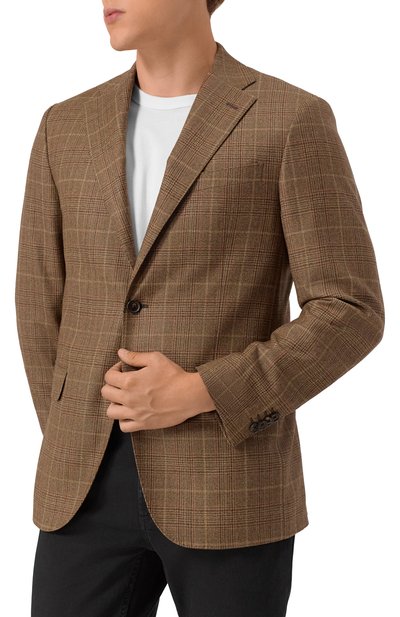 Шерстяной пиджак CORNELIANI, арт. 266008-2616309, фото 5