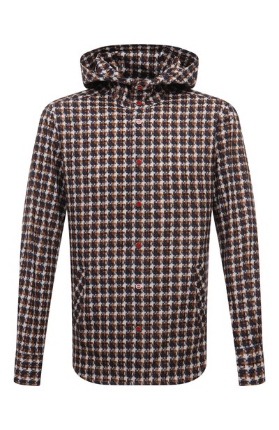 Мужская хлопковая рубашка KITON, арт. UMCMARH0867205