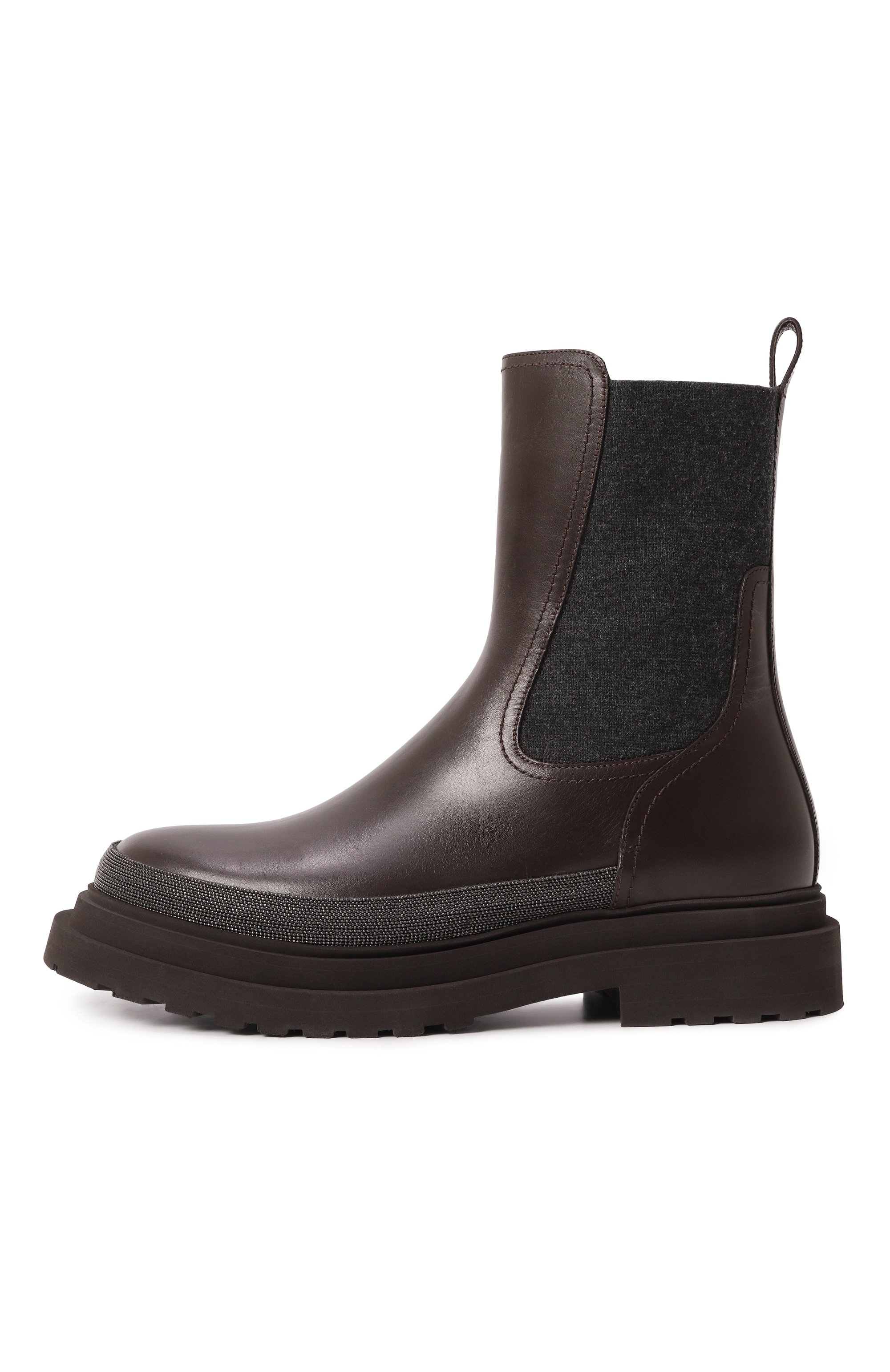 Кожаные челси BRUNELLO CUCINELLI, арт. MZ0LG2745P, фото 4