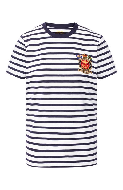 Женская хлопковая футболка POLO RALPH LAUREN, арт. 211732284