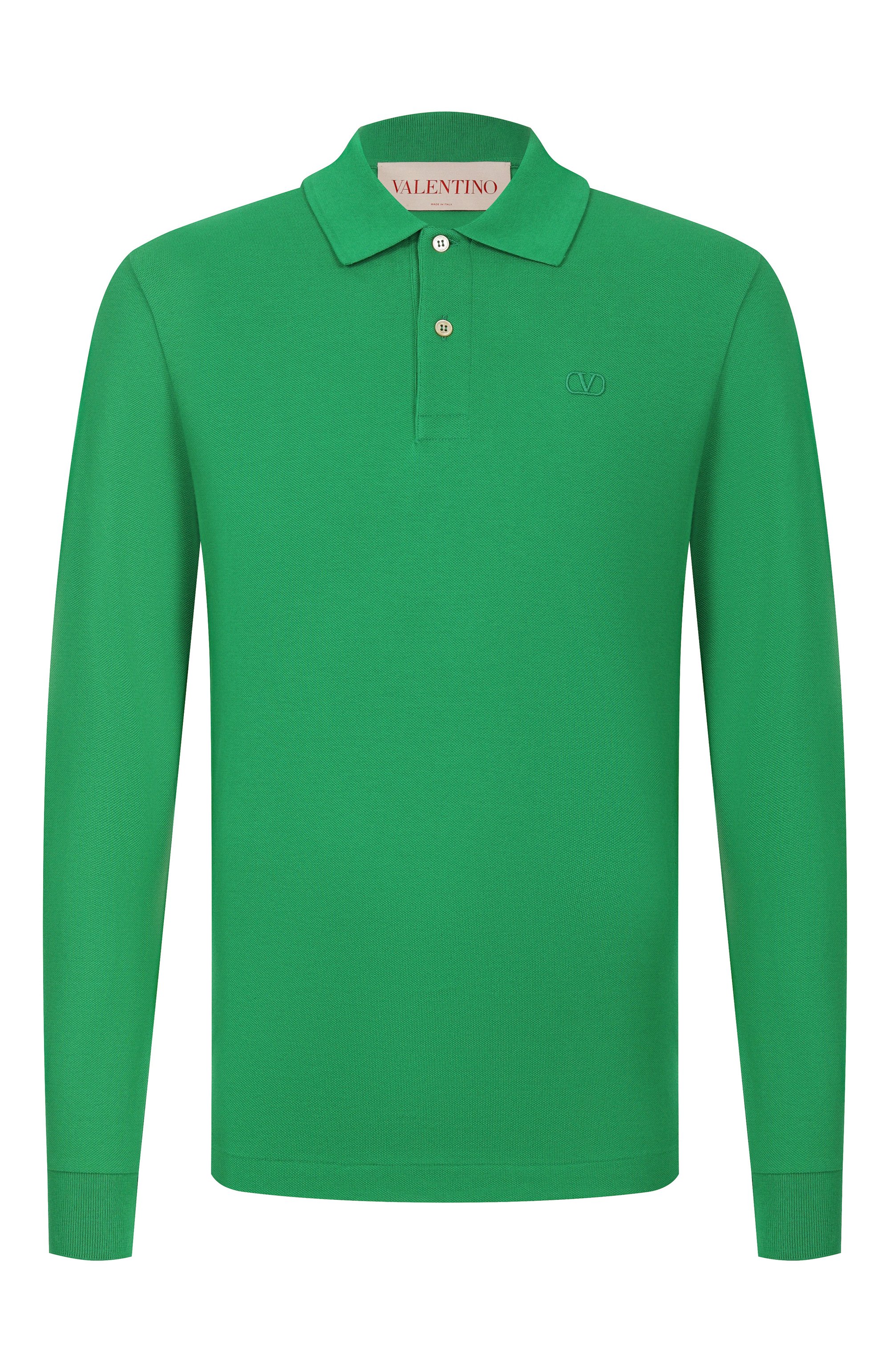 Хлопковое поло VALENTINO, арт. 6V3MH03X/AQ7, фото 1