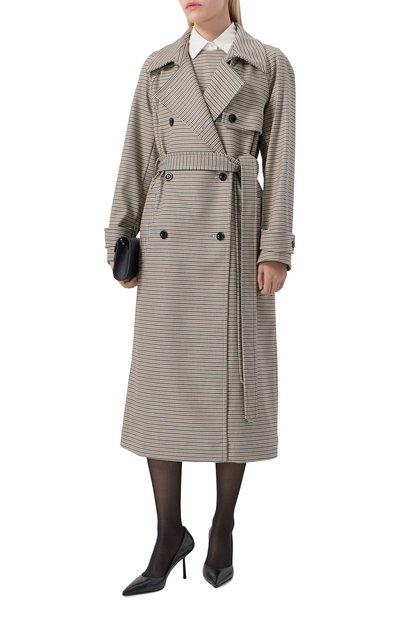 Тренч HUGO бежевого цвета по цене 59950 руб., арт. 50558428, фото 2 Тренч HUGO, арт. 50558428, фото 2