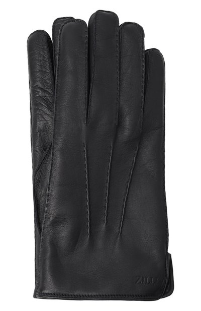 Мужские кожаные перчатки ZILLI, арт. GL007AM1980VZL000
