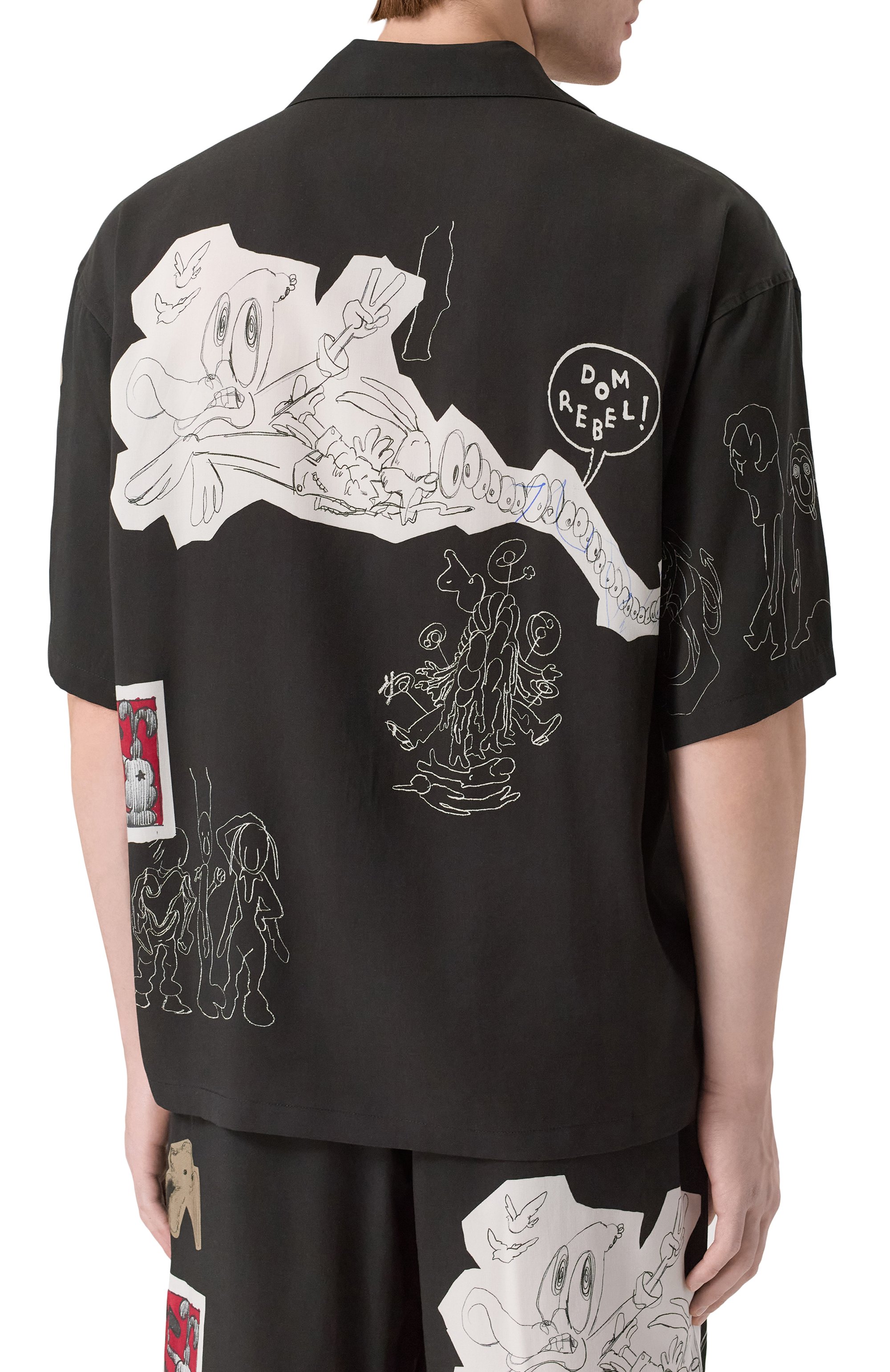 Рубашка из вискозы DOMREBEL, арт. M ASSEMBLAGE, фото 4