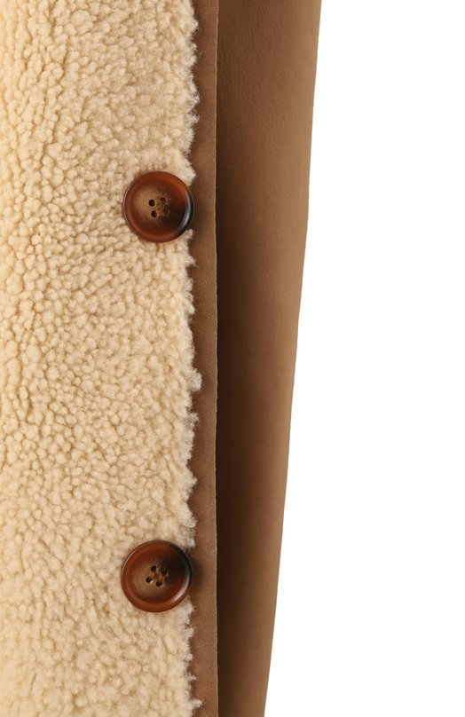 Двусторонняя дубленка Maslov SD032 Коричневый  SD032 Фото 7