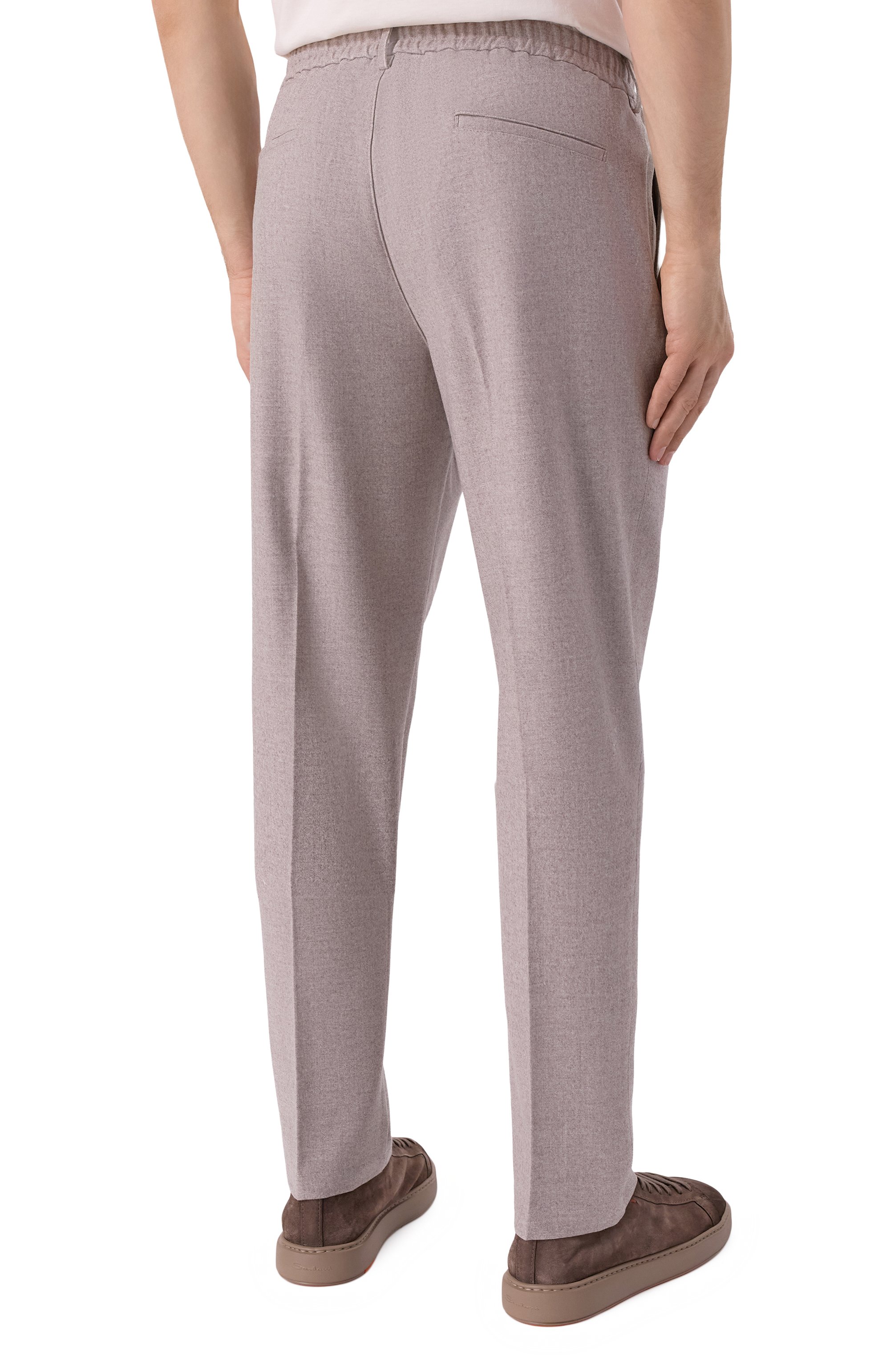 Брюки из шерсти и кашемира CAPOBIANCO, арт. 19M808.FA00., фото 4