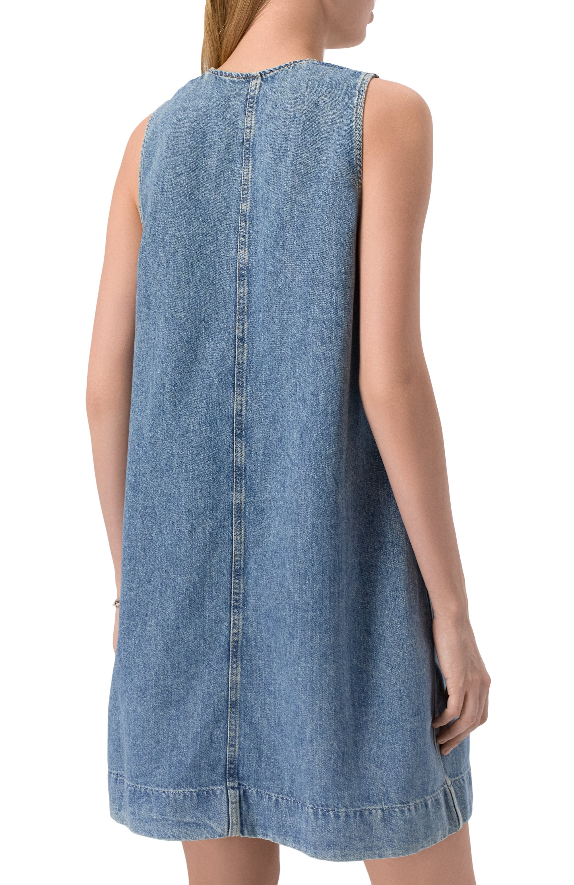 Джинсовое платье 7 FOR ALL MANKIND, арт. 7U031U03AIA, фото 4