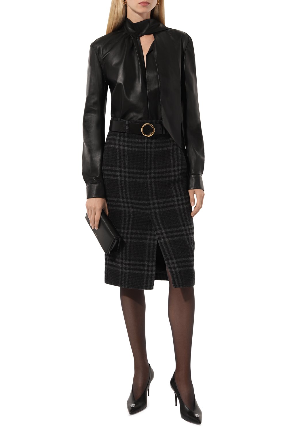 Шерстяная юбка PETAR PETROV, арт. F24R4, фото 2