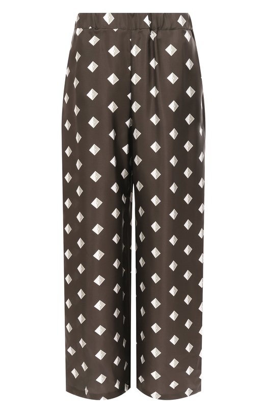 Шелковые брюки Max Mara Leisure B0A Коричневый B0A