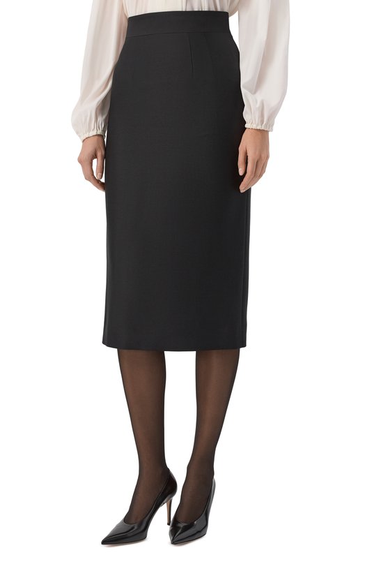 Шерстяная юбка MVST M25.1MW.S008/11590 Чёрный  M25.1MW.S008/11590 Фото 3