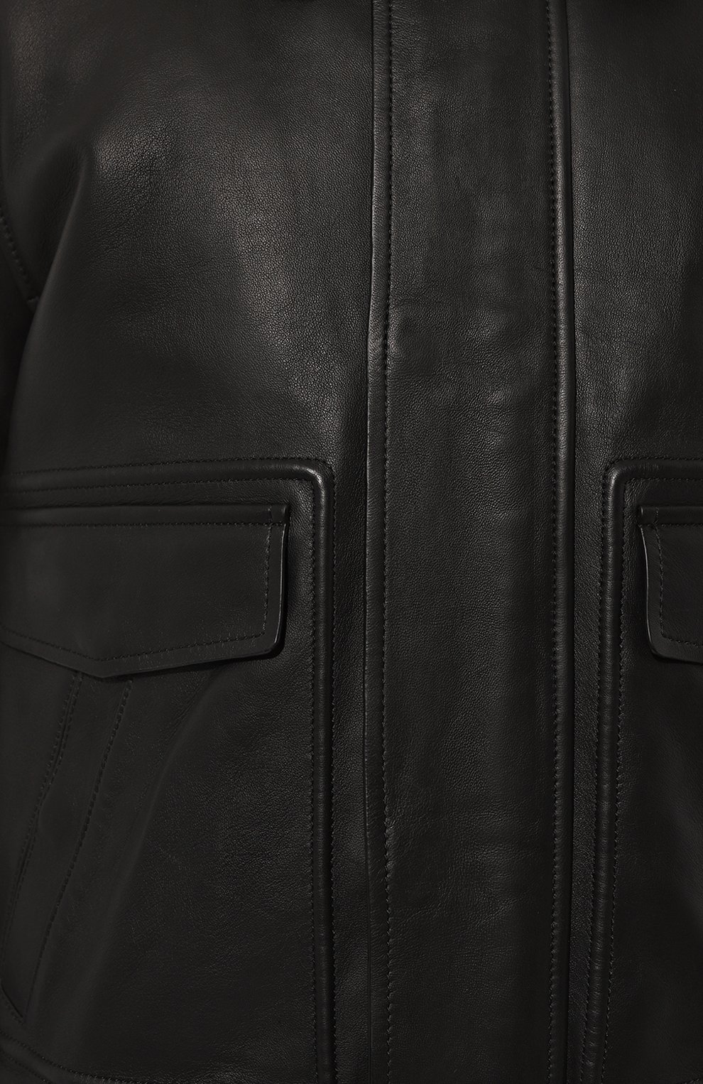 Кожаный бомбер YVES SALOMON, арт. 25WHV20165AGAN, фото 5