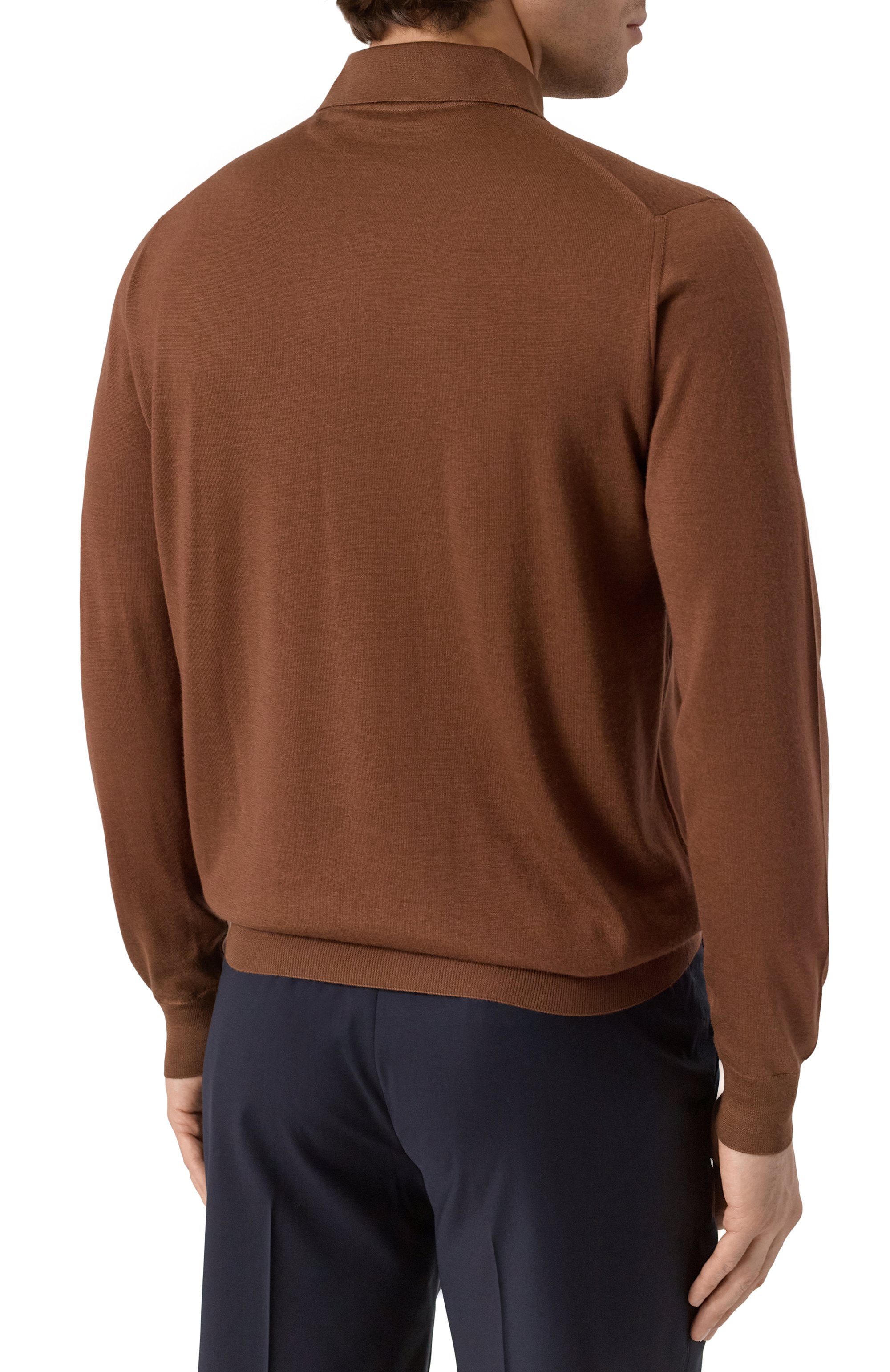 Поло из кашемира и шелка FEDELI, арт. MU007091, фото 4