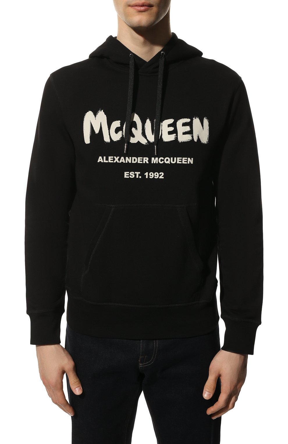 Хлопковое худи ALEXANDER MCQUEEN, арт. 665401/QRZ71, фото 3