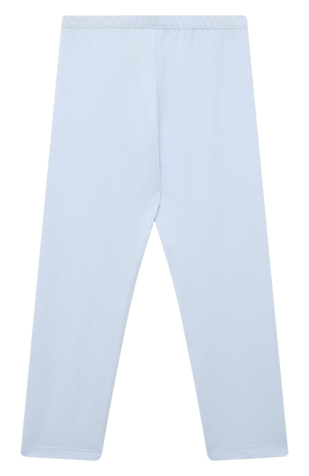 Хлопковые легинсы MONNALISA голубого цвета по цене 3785 руб., арт. 17ALEG, фото 2 Хлопковые легинсы MONNALISA, арт. 17ALEG, фото 2