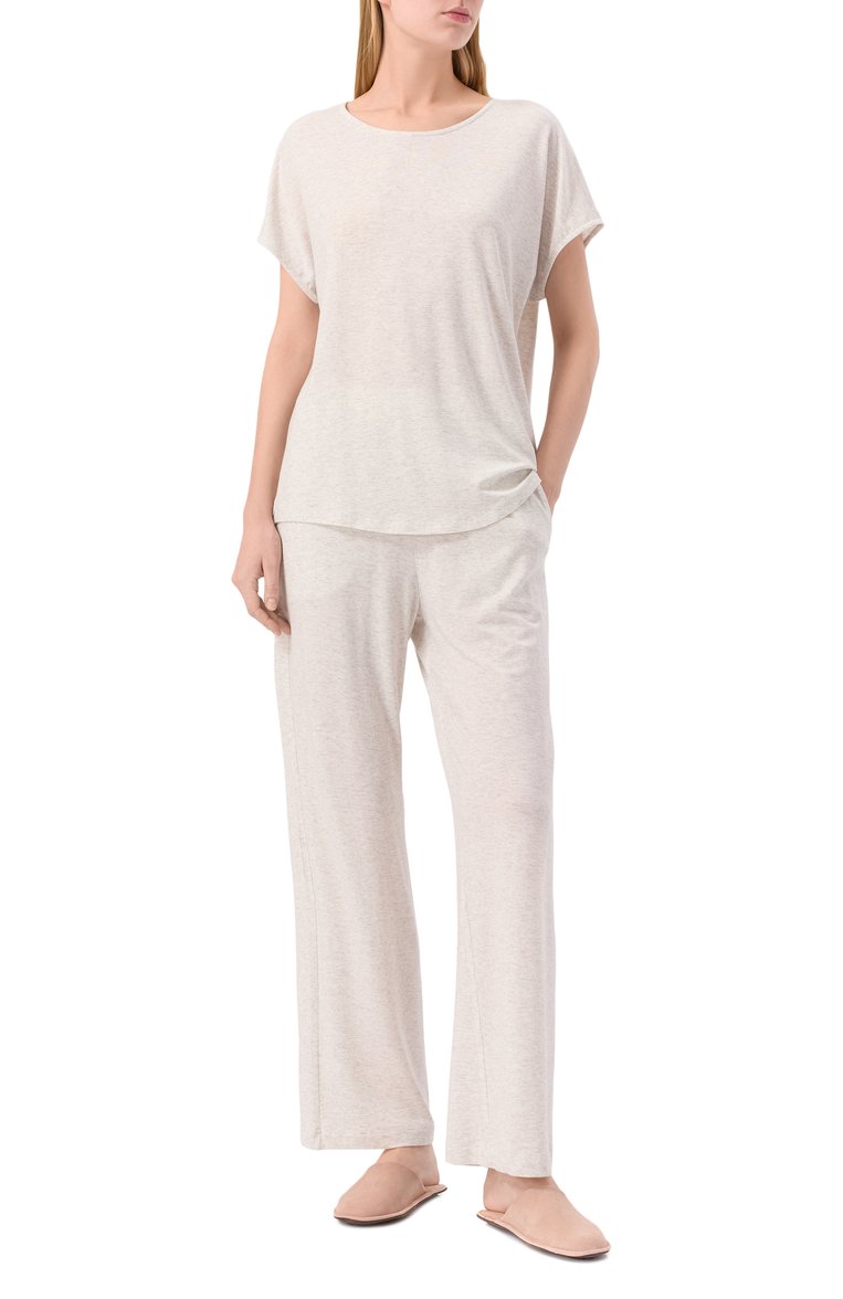 Женские брюки ZIMMERLI светло-серого цвета, арт. 8010-37013 | Фото 2 (Нос: Не проставлено)