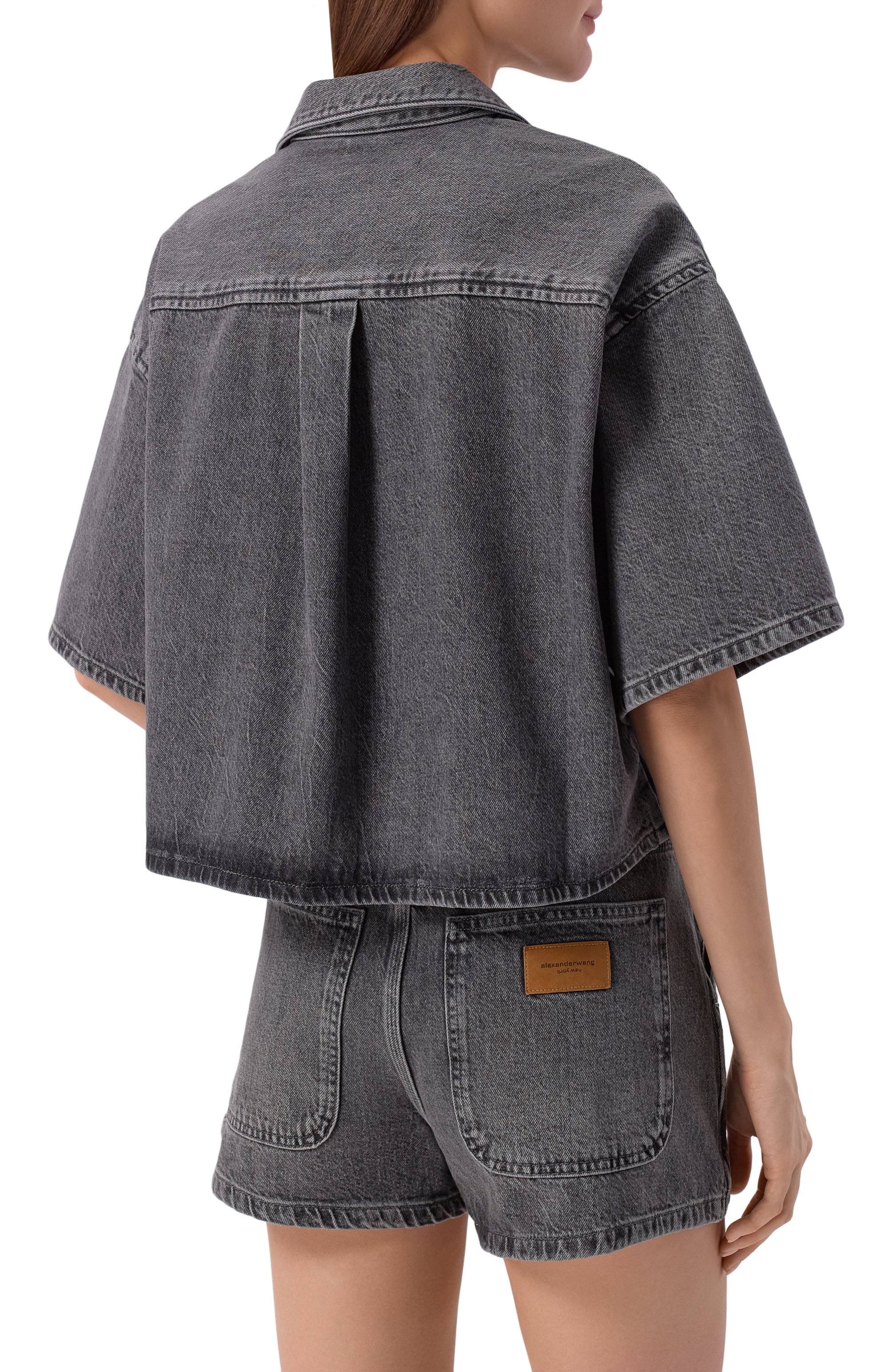 Джинсовая рубашка ALEXANDER WANG, арт. 4DC1261973, фото 4