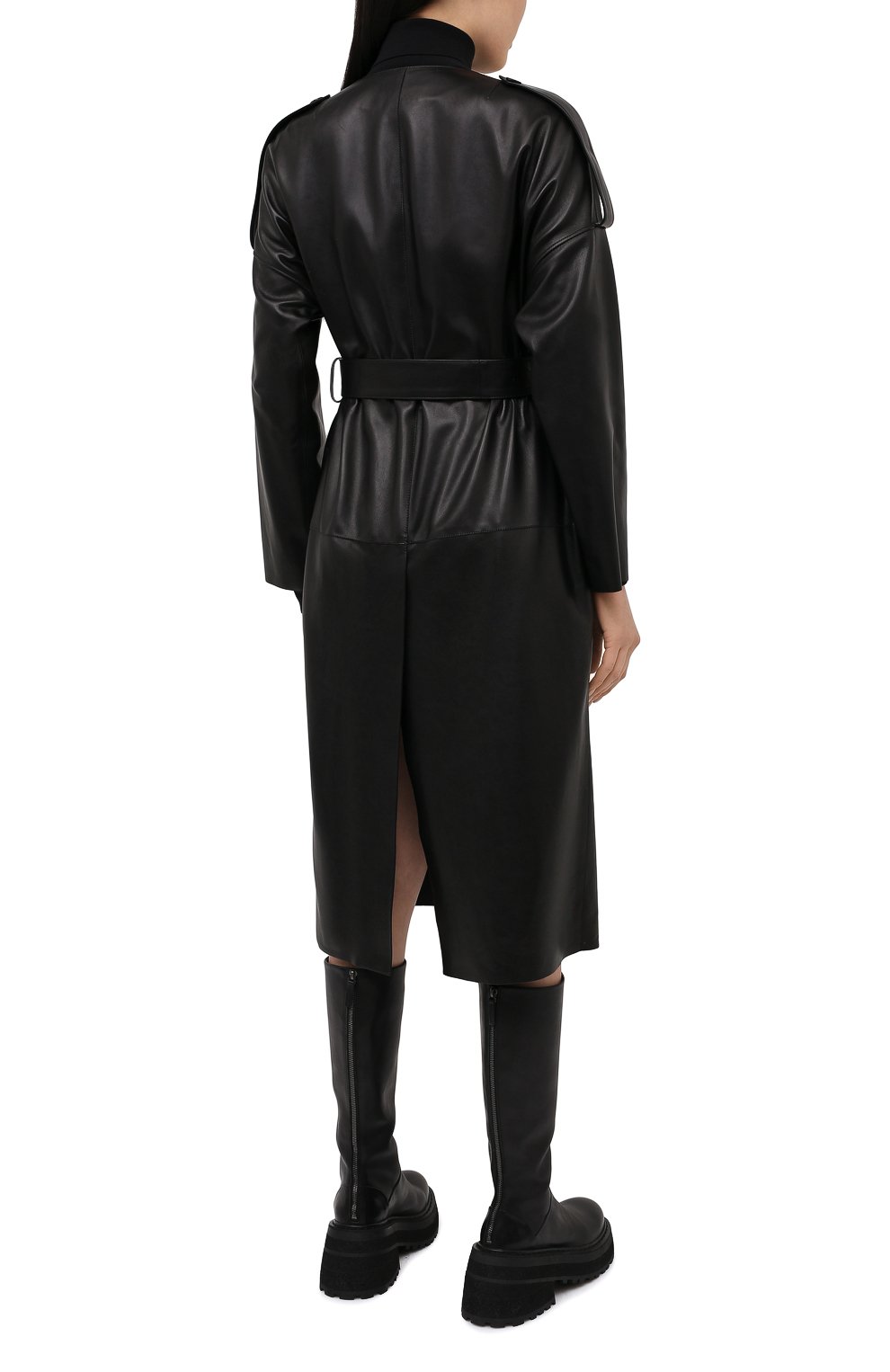 Кожаное пальто INES&MARECHAL, арт. GLAM0UR CUIR, фото 4