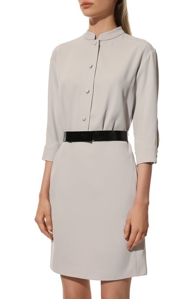 Платье EMPORIO ARMANI серого цвета по цене 31300 руб., арт. H3NA2B/C9900, фото 3 Платье EMPORIO ARMANI, арт. H3NA2B/C9900, фото 3