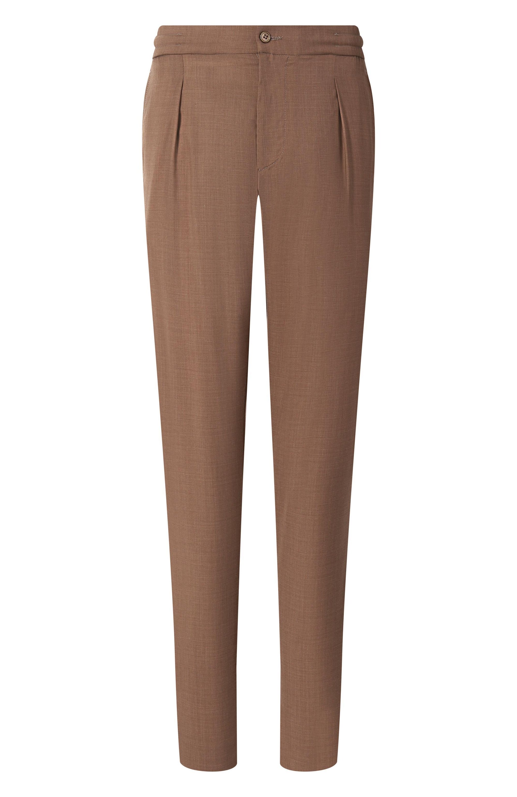 Брюки из шерсти и шелка MARCO PESCAROLO, арт. CHIAIA/5122, фото 1