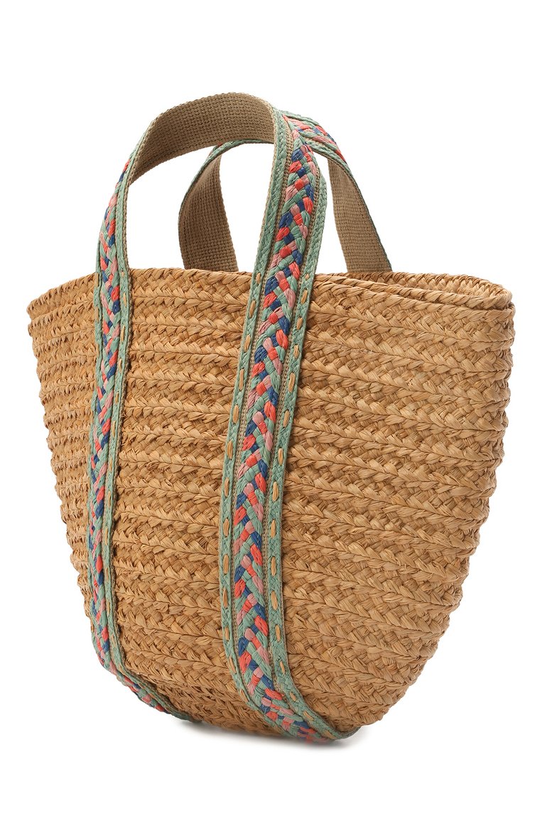 Женская сумка bondi medium SANS-ARCIDET бежевого цвета, арт. B0NDI BAG S21/M | Фото 3 (Размер: medium; Нос: Не проставлено; Материал: Рафия)