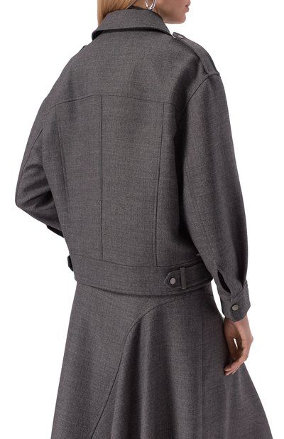Шерстяная куртка BRUNELLO CUCINELLI темно-серого цвета по цене 351500 руб., арт. MD5737991P, фото 4 Шерстяная куртка BRUNELLO CUCINELLI, арт. MD5737991P, фото 4