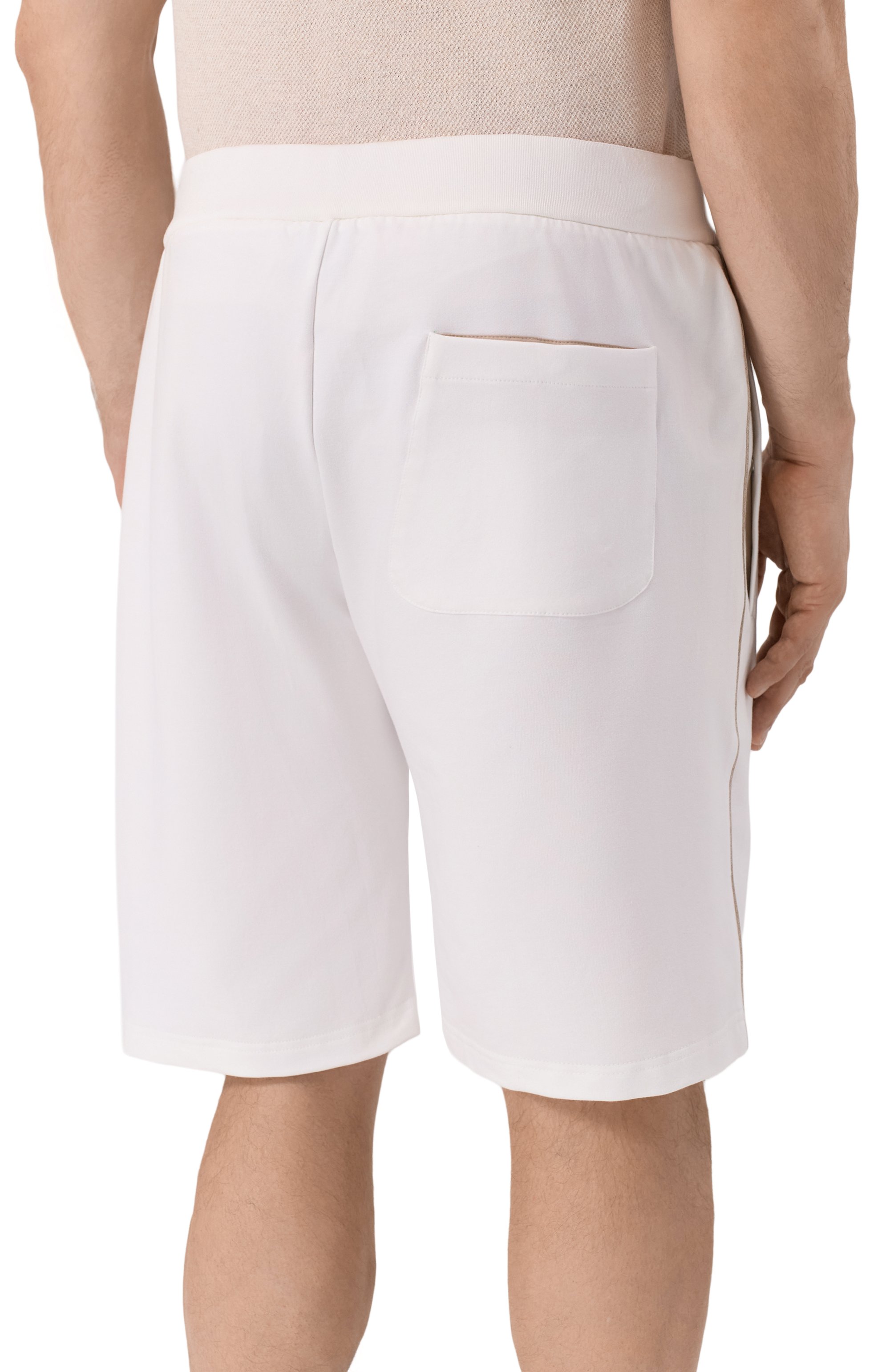 Шорты из лиоцелла и хлопка PAUL&SHARK, арт. 26411806_001, фото 4