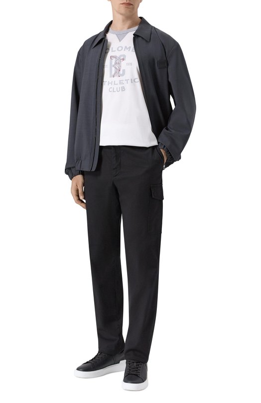 Хлопковая футболка Brunello Cucinelli M0B131001W Белый  M0B131001W Фото 2