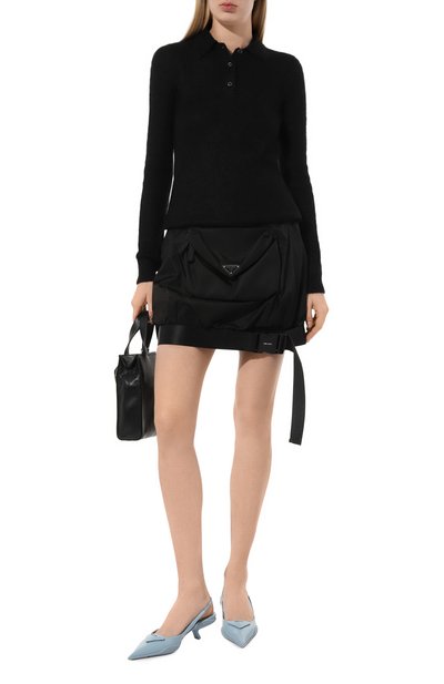 Шерстяное поло PRADA, арт. P24L1I-1ZOJ-F0002-212, фото 2