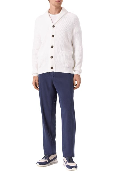 Брюки KITON темно-синего цвета по цене 115500 руб., арт. UPLACK0606F19/48, фото 2 Брюки KITON, арт. UPLACK0606F19/48, фото 2