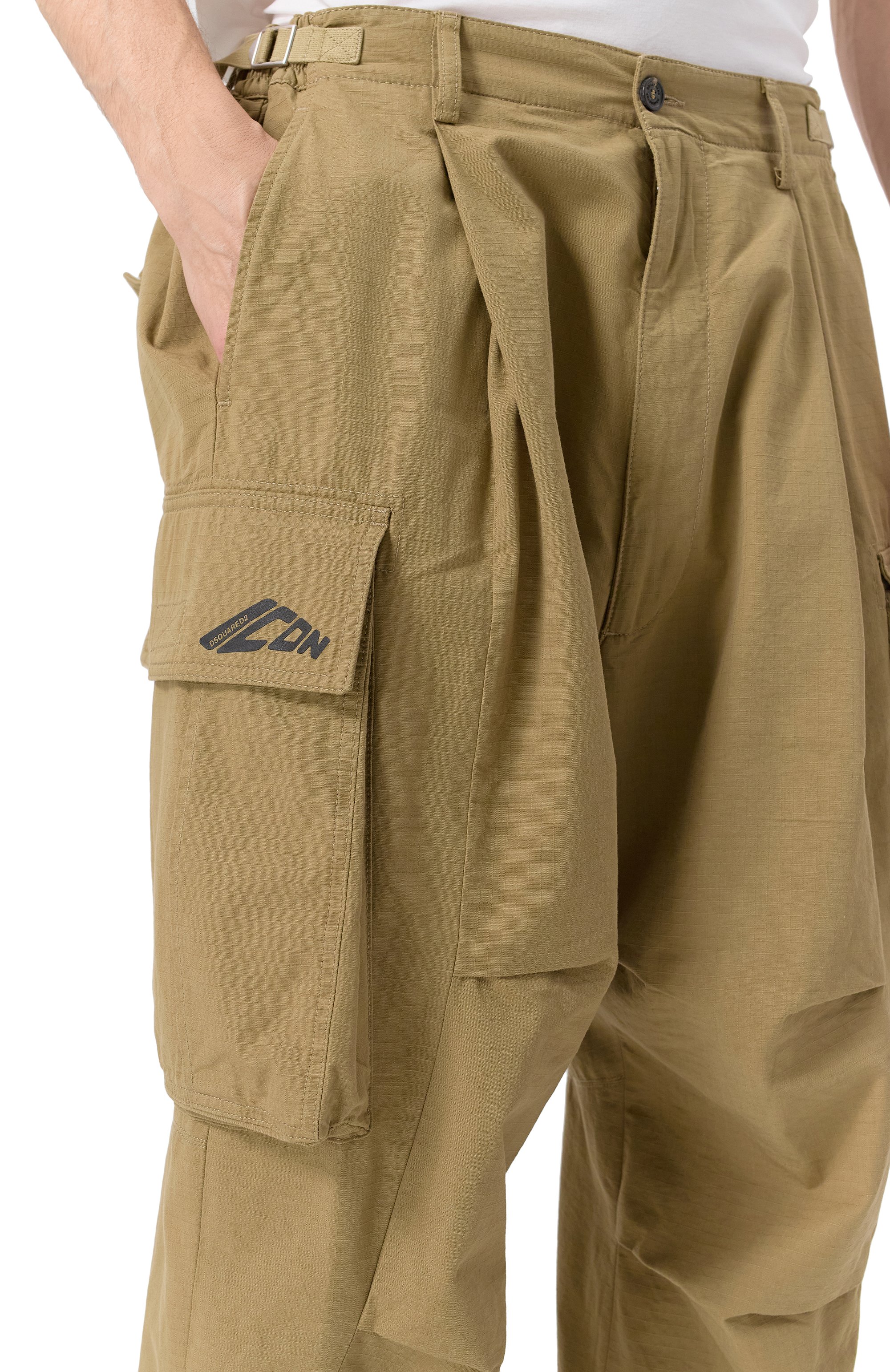 Хлопковые брюки-карго DSQUARED2, арт. S79KA0082/D35224, фото 5