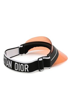 Женские солнцезащитный козырек DIOR EYEWEAR оранжевого цвета, арт. DI0RCLUB1 DU9 | Фото 4 (Статус проверки: Проверена категория; Региональные ограничения белый список (Axapta Mercury): RU, Не проставлено; Нос: Не проставлено; Тип очков: С/з; Материал: Пластик)