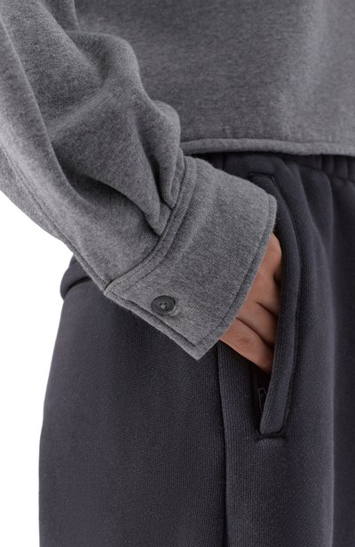 Хлопковая рубашка ALEXANDERWANG.T серого цвета по цене 67800 руб., арт. 4CC1261218, фото 5 Хлопковая рубашка ALEXANDERWANG.T, арт. 4CC1261218, фото 5