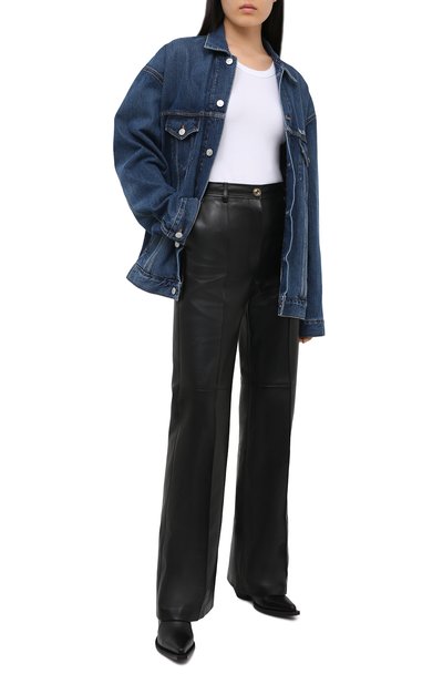 Кожаные брюки GUCCI, арт. 629532/XN336, фото 3