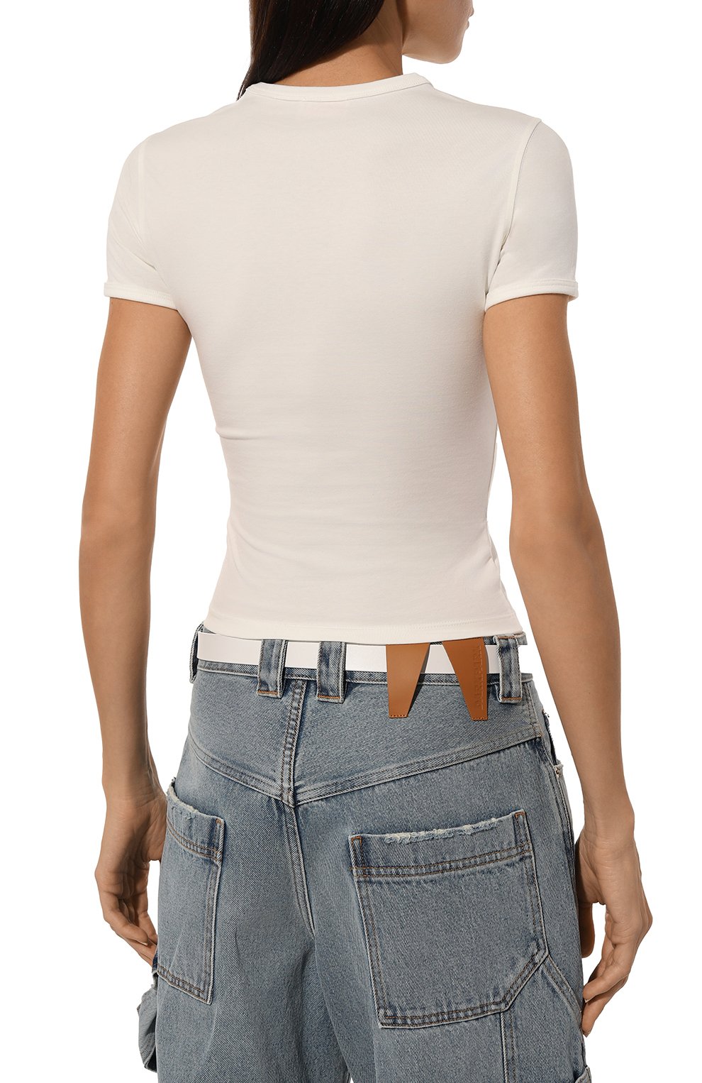 Хлопковая футболка DIESEL, арт. A15044/0LKAP, фото 4