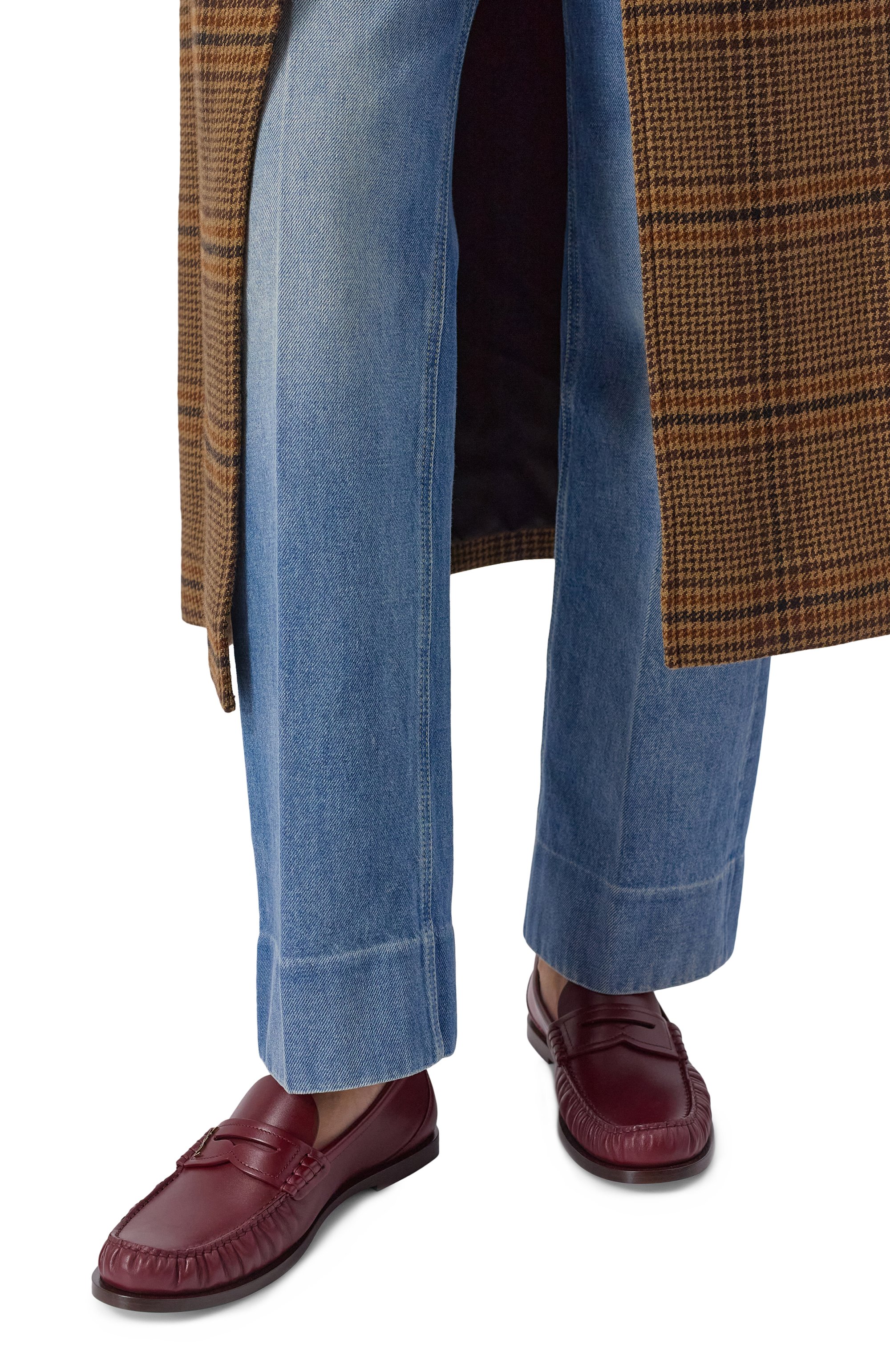 Кожаные пенни-лоферы SAINT LAURENT, арт. 820648/AAELH, фото 2