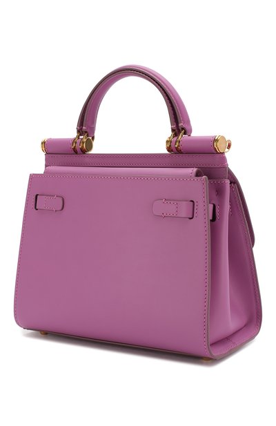 Сумка sicily 58 small DOLCE & GABBANA лилового цвета по цене 266000 руб., арт. BB6622/AV385, фото 3 Сумка sicily 58 small DOLCE & GABBANA, арт. BB6622/AV385, фото 3