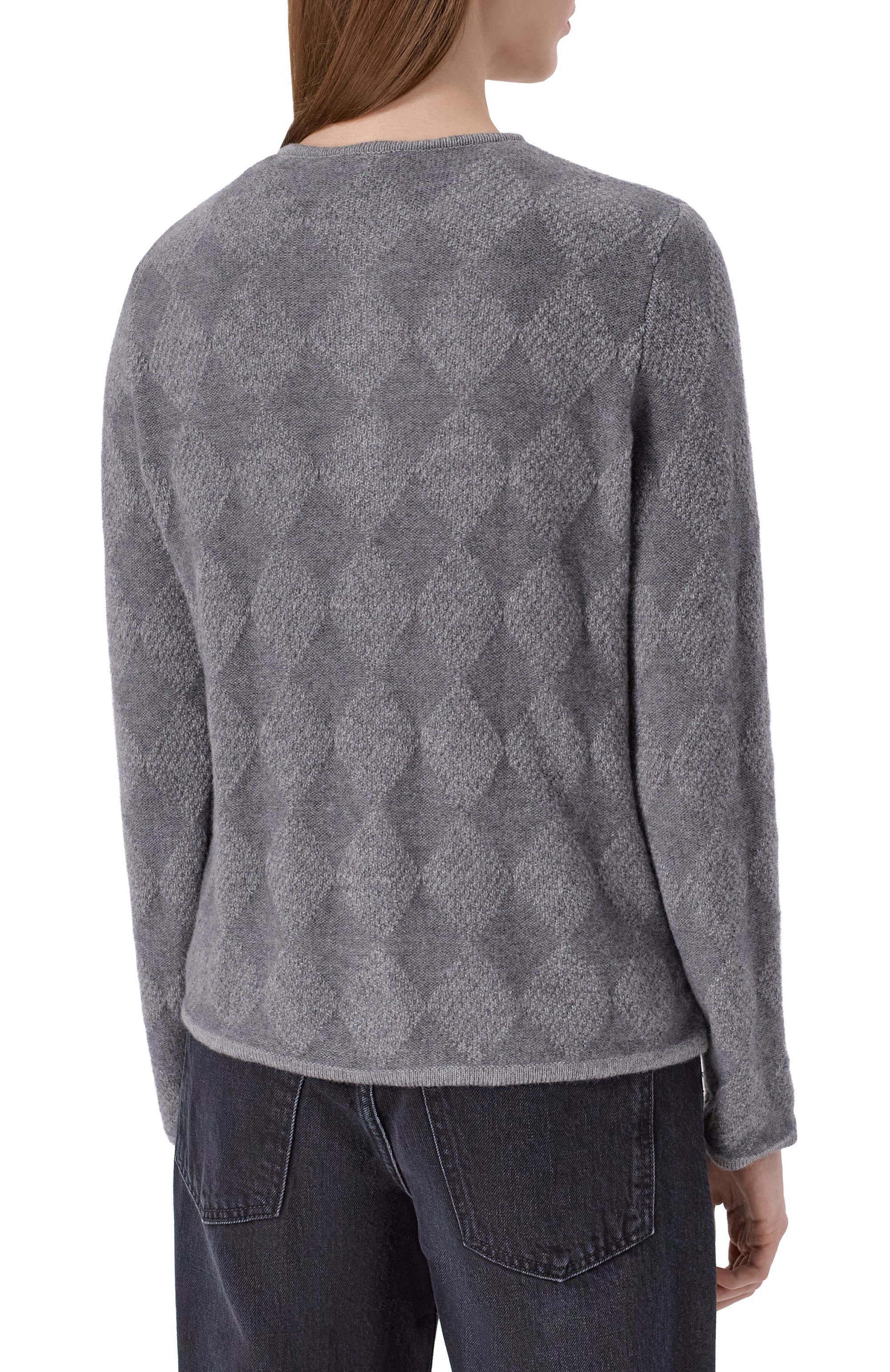 Кардиган из шерсти и кашемира EMPORIO ARMANI, арт. EW002176/AF18280/F8001, фото 4